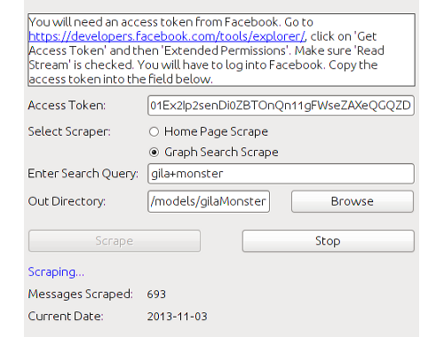 Facebook Scraper
